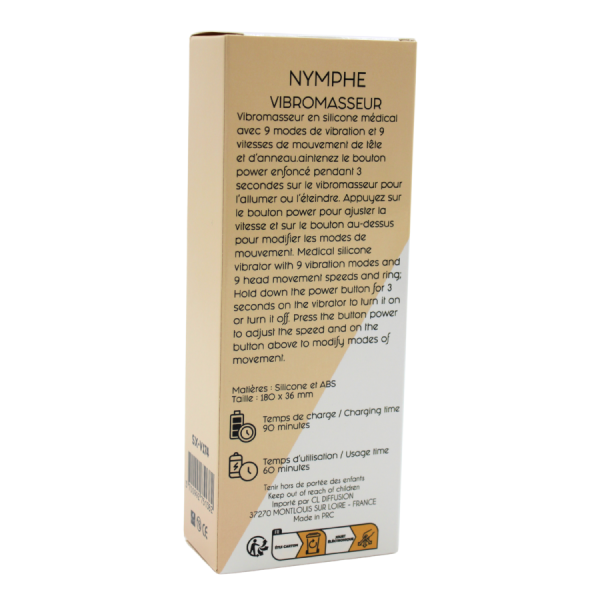 Vibromasseur NYMPHE Haute Précision à Double Action 